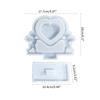 Capture Memories Cupids Heart Photo Frame Silicone Mold  DIY Craft Epoxy Resin Casting Molds Home Office Ornaments