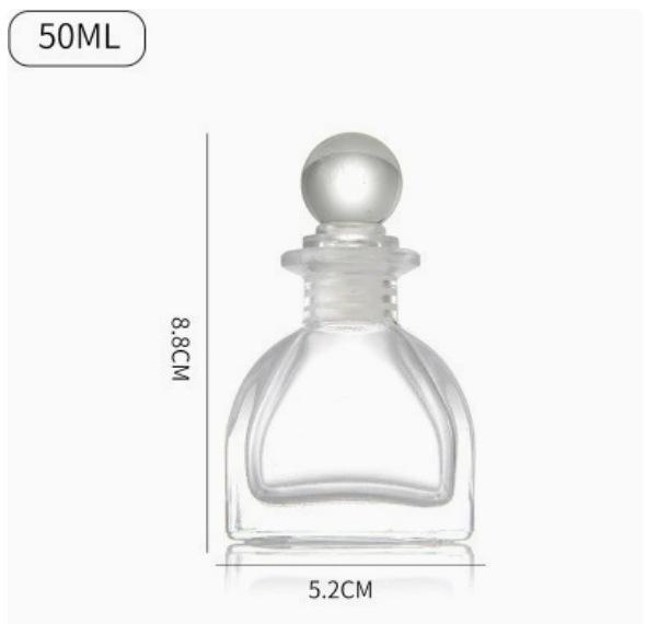 150ml Transparent Mini Glass Bottle for Liquor, Cold Brew Coffee, Fruit Wine, and Dispensing, with Sealed Two Ounce Capacity