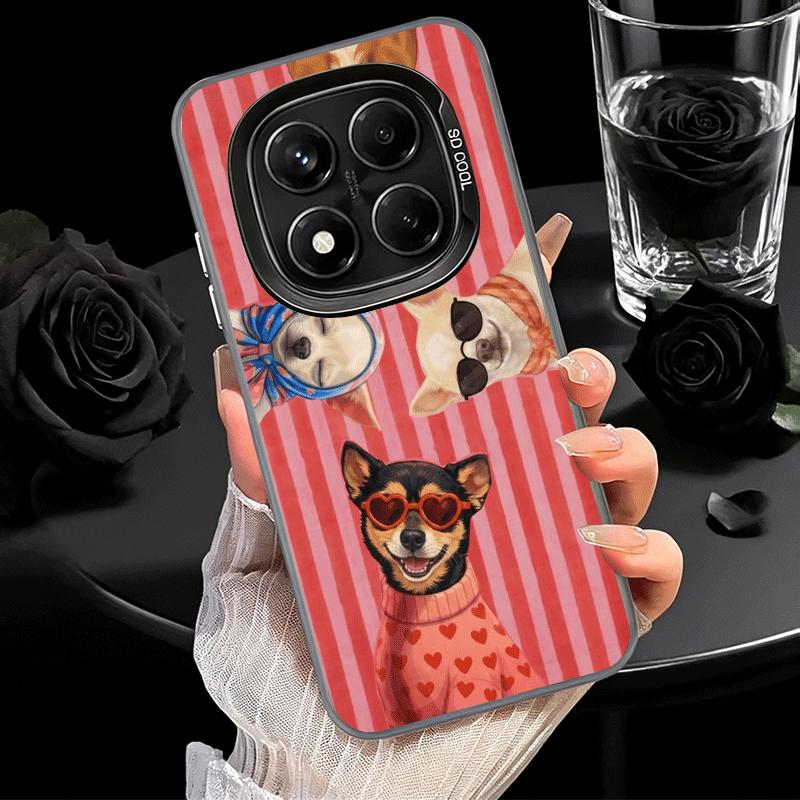 Chihuahua Puppy Teacup Dog Soft Phone Case for Xiaomi Redmi Note 13 14 15 Pro Plus 12S 12 11S 11 11T 10S 10 Shockproof Cover Bac