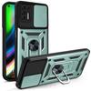 Case for Motorola Moto G9 Plus Shockproof Bumper Armor Camera Protective Magnetic Holder Ring Cover for Moto G 9 Play E7 Plus