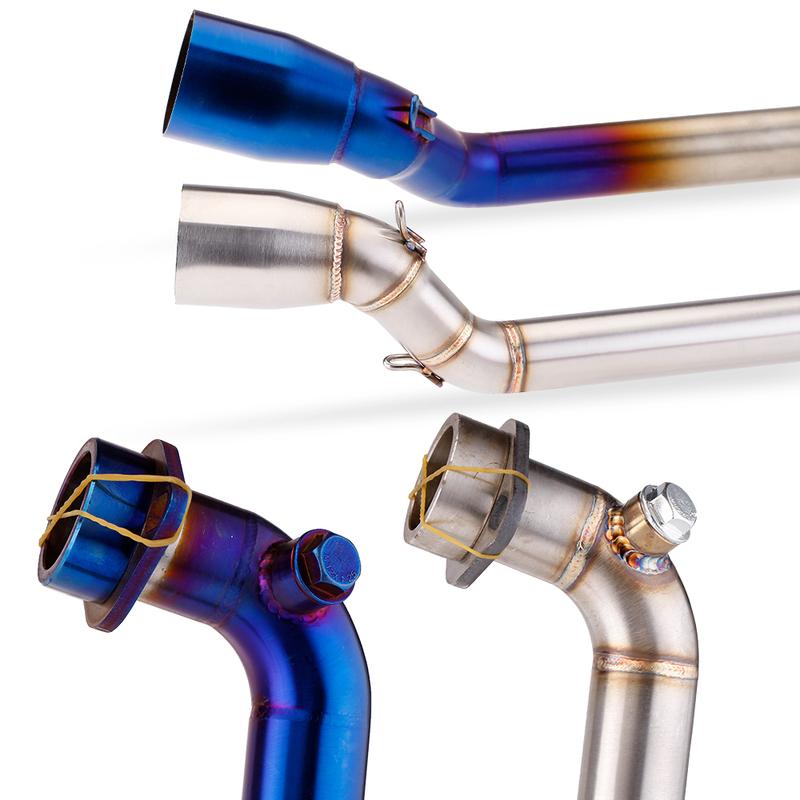 Slip-on Exhaust Header Tube For Suzuki GSXR150 GSXR125 GSXS150 GSXS125 2017-2024 Moto Escape 51MM Interface Front Link Pipe