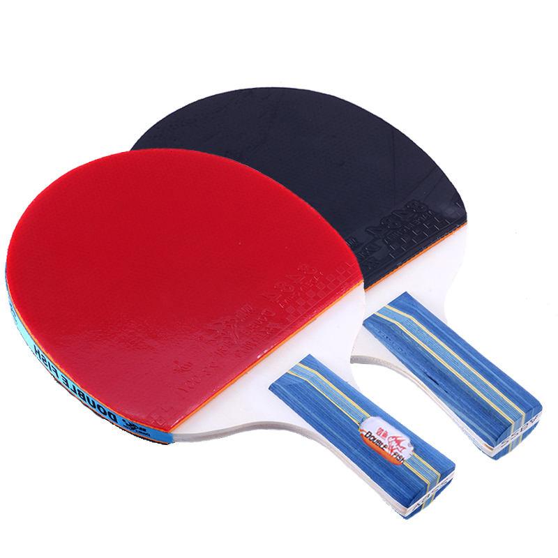 Oem Pisces Table Tennis Racket, Double Racket With Ball Set, Beginner Student Training Completed Racket 236a красный