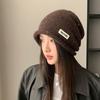 Trendy Wool Beanies Hat Vintage Knitted Hat Casual Winter Pullover Hat  Spring and Summer