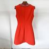 High Street Fashion Spring 2026 Rhinestone Mesh Beaded Vest Dress