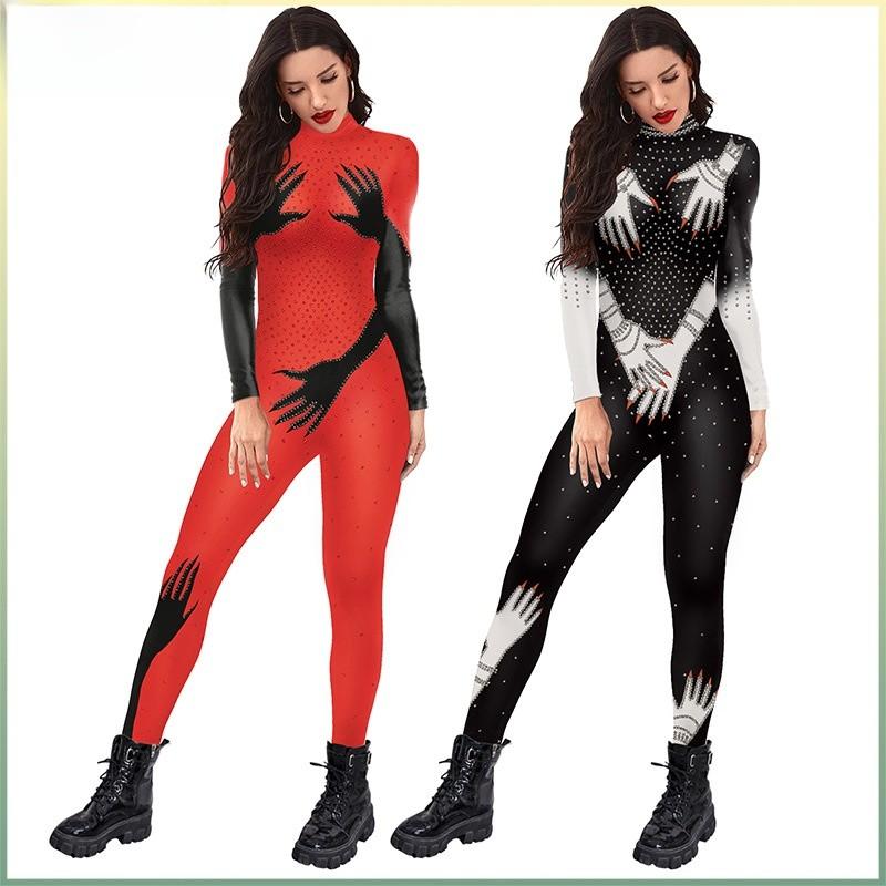 Streetwear Leggings With 3d Digital Print For Dance Performance And Party Fun