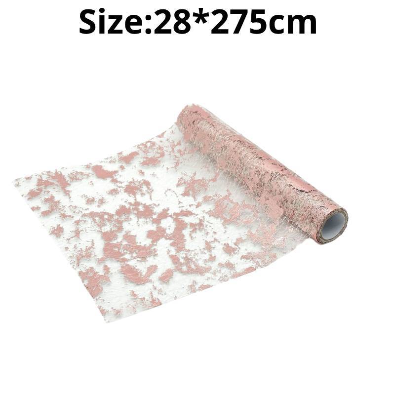 Luxurious Gold Mesh Tablecloth Roll Perfect For Weddings And Holiday Parties