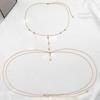 Hot Sexy Quaste Brust Kette Mode Körperschmuck für Frauen Mädchen Bohomia Sommer Strand Urlaub Bikini Dect Kreuz Bauch Taille Kette