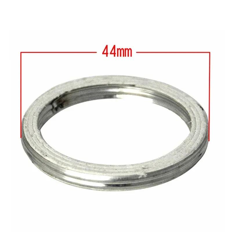 44MM 4pcs Motorcycle Exhaust Pipe Gasket For Suzuki GT250 SP370 GN400  450 500 SP500 DR650 GS 750 1000