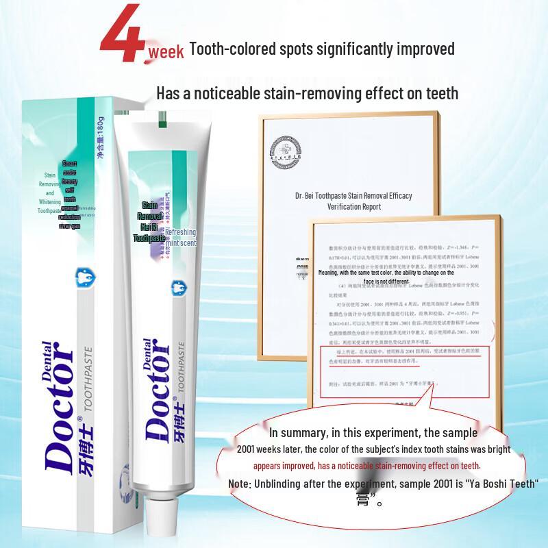 Dr. Tooth Stain Removal Whitening Toothpaste