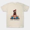 Find Yourself Funny Meditation Yoga Design T Shirt S 5XL Fast Shipping