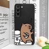 Custodia per Telefono Capibara Carino per Samsung Galaxy S22 S23 S24 S25 edge Ultra S20 Plus S21 FE 5G Cover Morbida Coppia di Animali Divertente Fundas