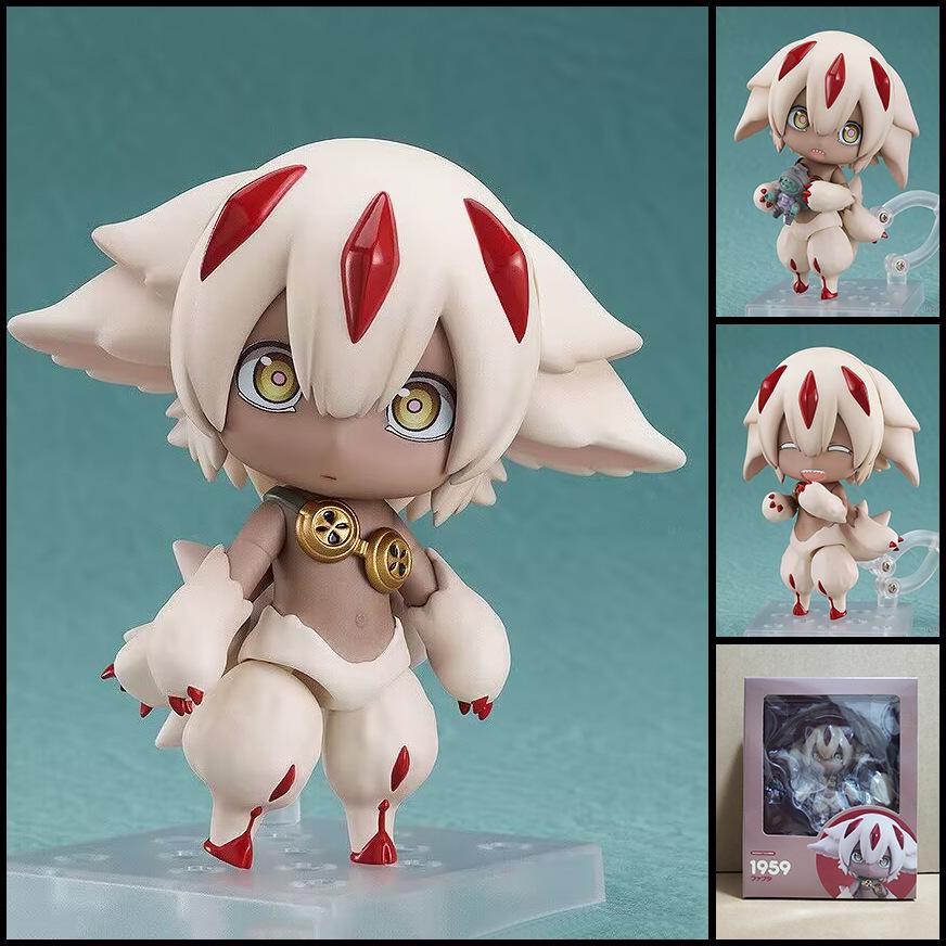 Made in Abyss Anime Figure #1959 - Faputa Action Model, Swappable Faces Movable Joints Collectible Action Figure