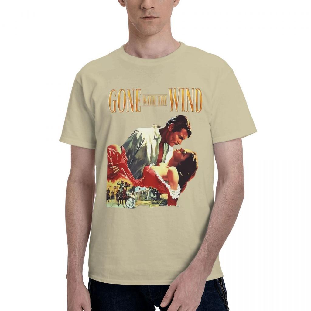 Gone With The Wind 100 Cotton Casual Breathable Confortable T Shirt Funny TShirt For Men Mens Gifts