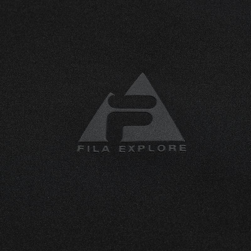 FILA Explorer High-Quality Casual Sports Classic Comfortable Soft Knit Long Sleeve T-Shirt Men Tops A11M547203FBK