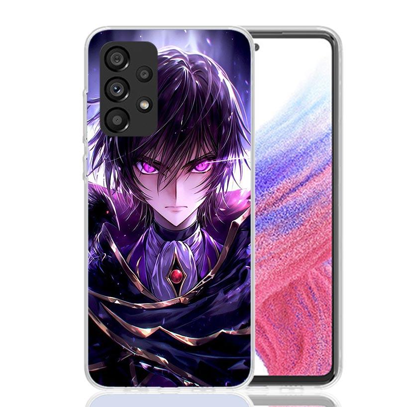 Code Geass Anime Phone Case For Samsung Galaxy A52 A32 A22 A12 A02S A50S A30S A51 A31 AA71 Note 20 Ultra 10 S10 Plus Galaxy A52