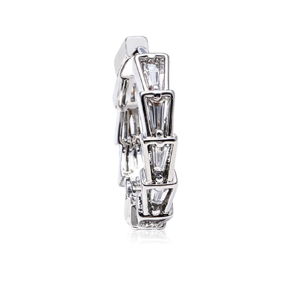 European Style Zirconia Ear Cuff Earring - Lightweight, Luxurious High-End Feel, Cold Style Jewelry for Women.