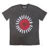 Soundgarden Unisex Adult Circle Logo Stone Wash T-Shirt