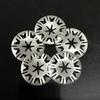 Clamping Discs Heat Protection Plate, 30mm Metal Heat Plate Spring Rings Assortment Clips for Attaching Heat Shield