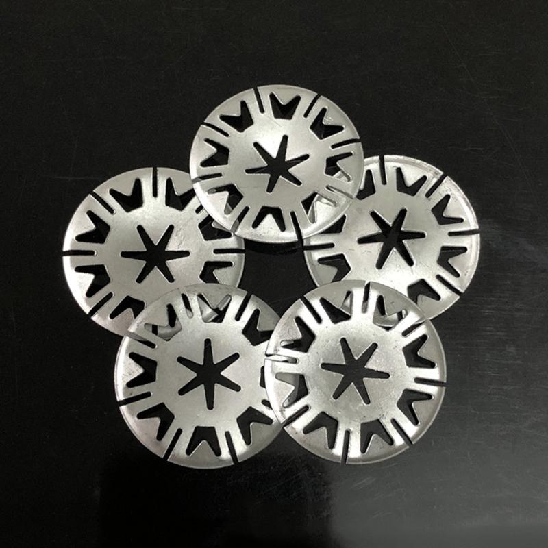 Clamping Discs Heat Protection Plate, 30mm Metal Heat Plate Spring Rings Assortment Clips for Attaching Heat Shield