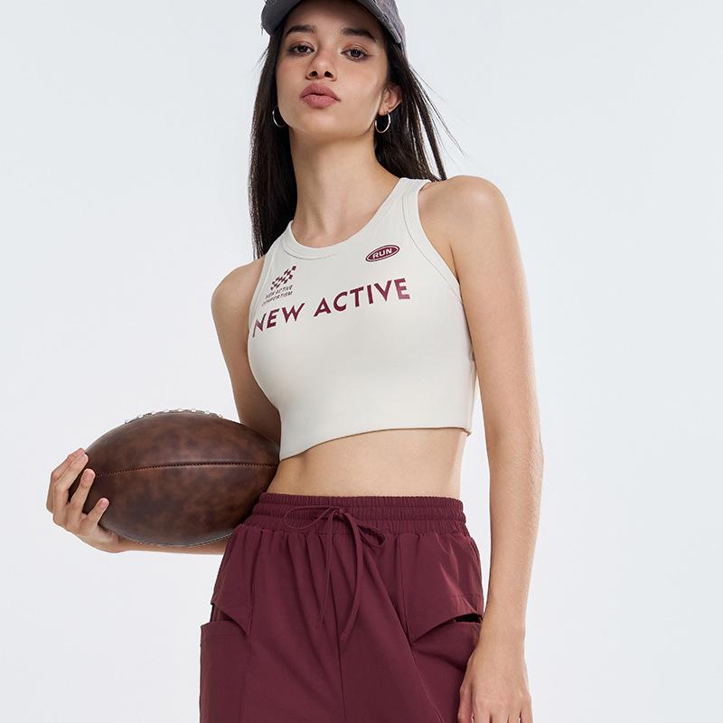 

Женский ударопрочный жилет для йоги: Спортивный бюстгальтер нового стиля Ice Latte для бега и аэробных тренировок XL