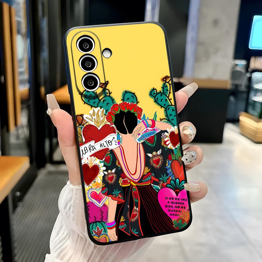 F-Frida Kahlo Phone Case For Samsung S26 S25 Plus S20 S20 Plus S22 Ultra S23 FE S21 Plus S21 Ultra Soft Cover