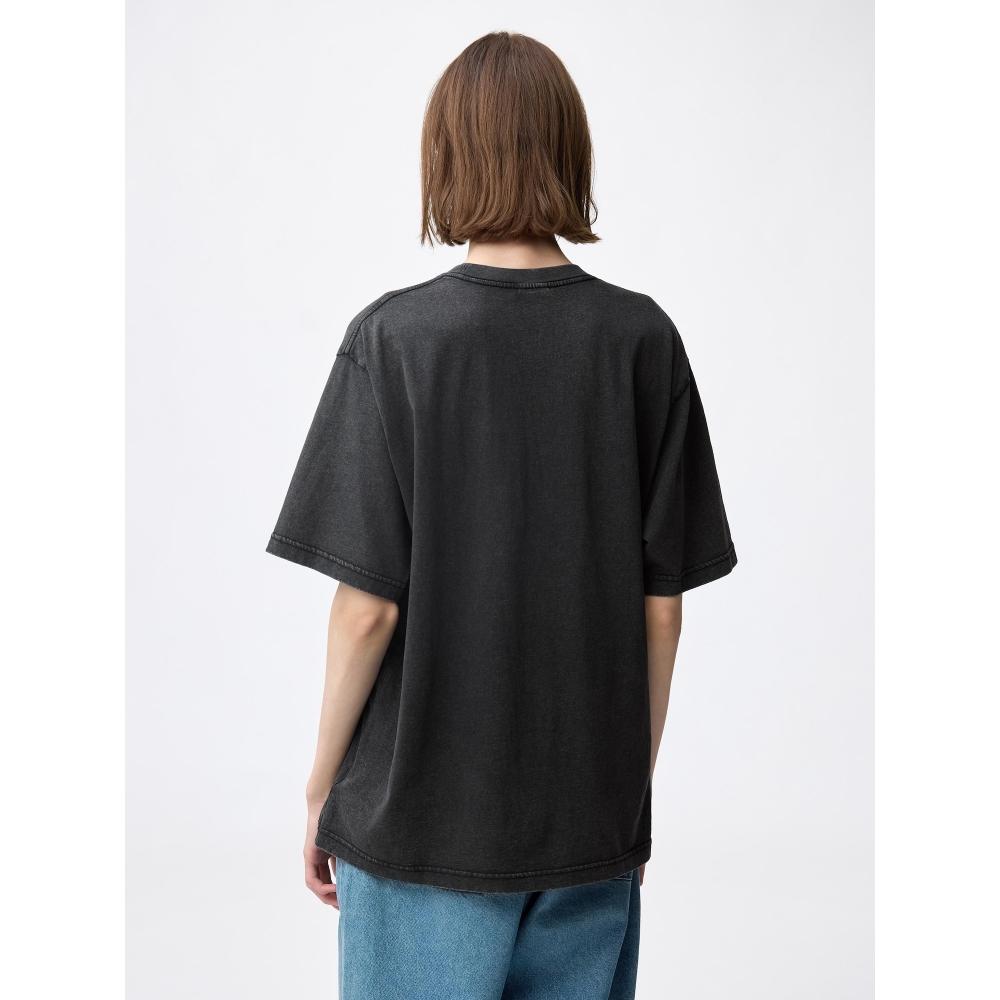 Gu By Uniqlo Washed Graphic T e.T.