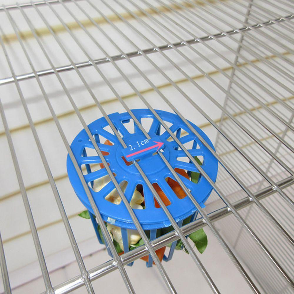 Basket Fruit Vegetable Holder Cage  Accessories Pet Bird Parrot Feeder Hanging Basket Container