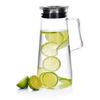 Glass Pitcher with Lid for Beverages Njuta Handle DUKA