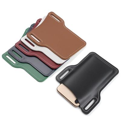 Phone Bag Sports with Belt Hole Cellphone Loop Bag Mobile Phone Bag Belt Waist Bag Leather Case