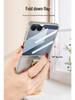 Samsung Z Flip7 Ultra-Thin Premium Leather Ring Case - Elegant, Solid Color Protective Cover