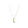 Nice Elegant Feather Necklace Women Necklace Gold 5505740