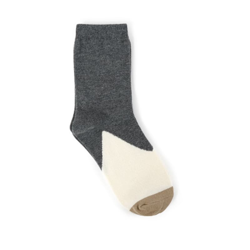 Abiruz Women's Casual Socks WBT-37 Gray 3-Piece Set