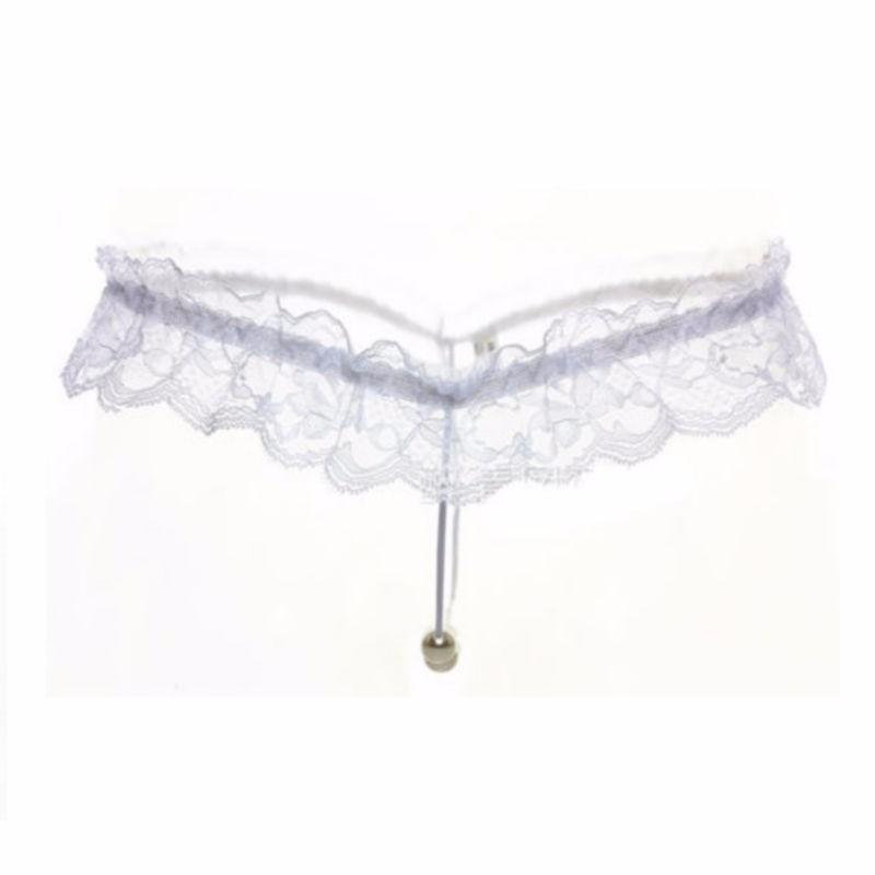 Sexy Women Panties Pearls Lace G String Underwear Panties Ladies Tanga