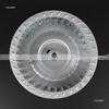 Galvanized High-Temp Motor Fan Centrifugal Impeller Wheel, 120mm Dia, 34mm-43mm Height, 6mm-8mm Inner Hole
