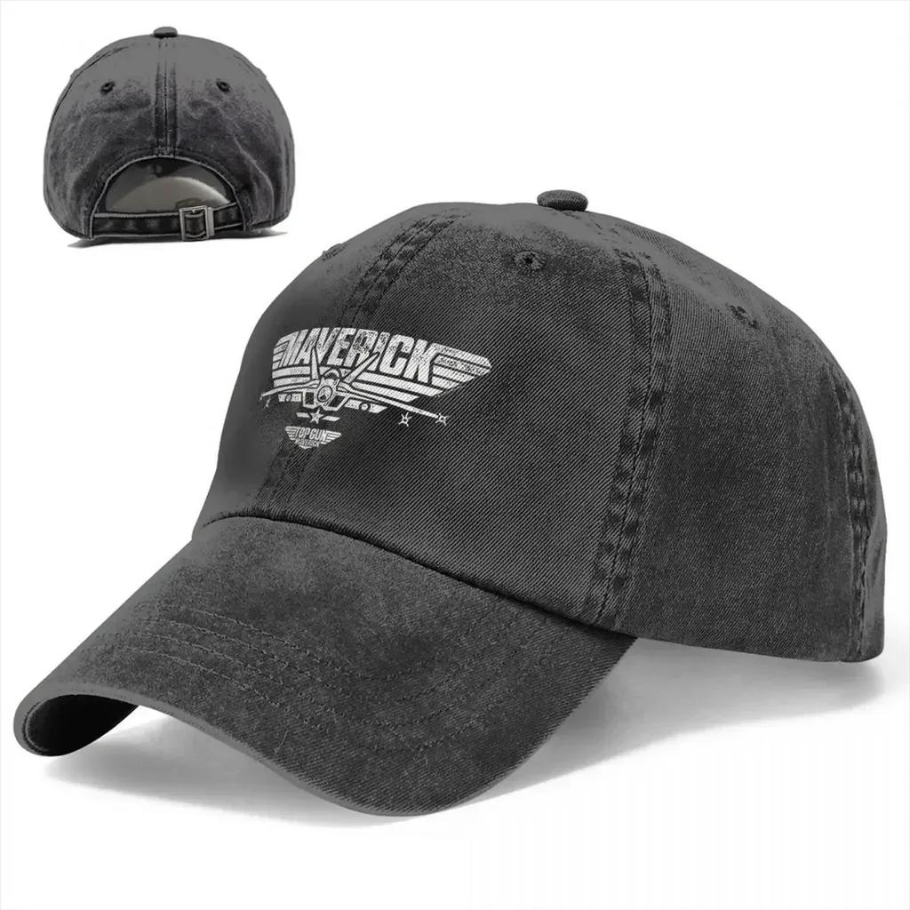 Multicolor Hat Peaked Men Womens Cowboy Cap Top Gun Maverick Centered Jet Logo Baseball Caps Personalized Visor Protect Hats