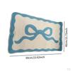 Bath Mat, Irregular Shower Toilet Soft Absorbent, Non-Slip, Washable, Bathtub