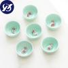 6 Teile/satz Büro Tee Tasse Kreative Seladon 3D Fisch Teetassen Knistern Glasur Reise Tee Schüssel Porzellan Kung Fu Wasser Becher drink