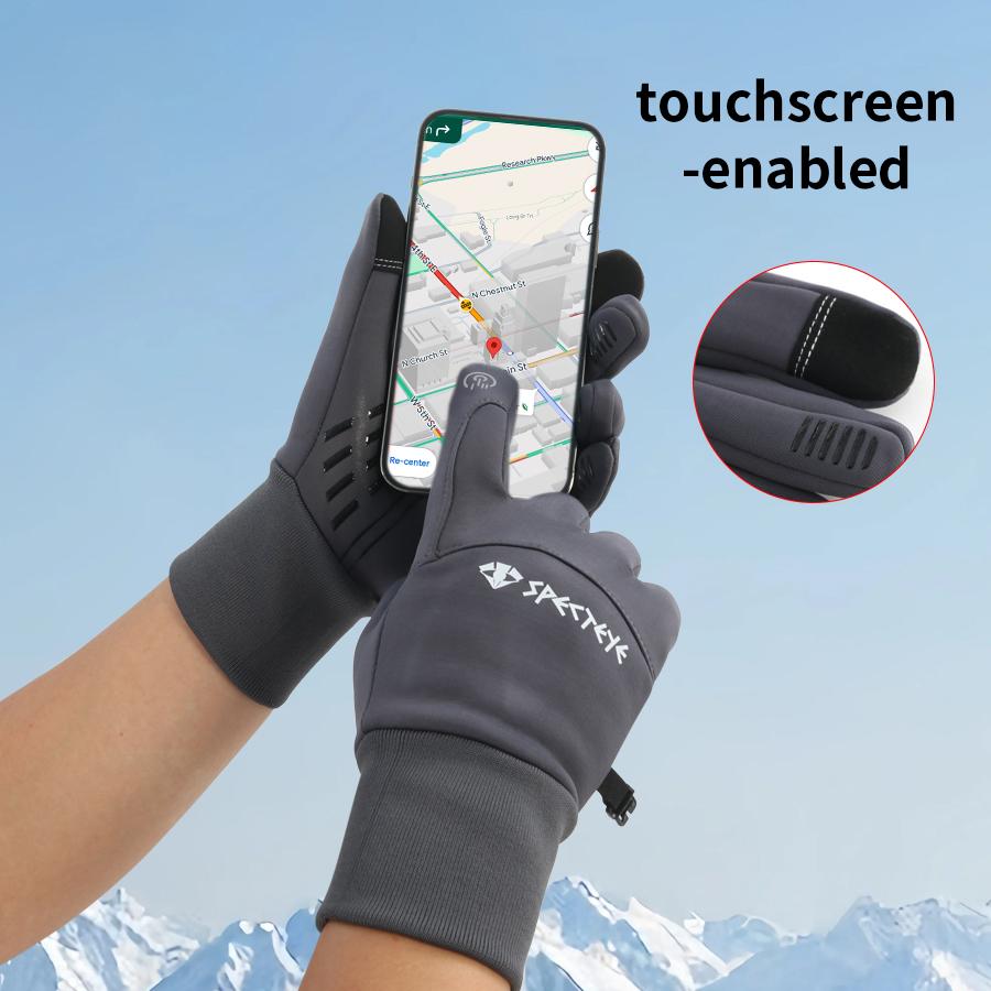 Autumn Winter Men Women Gloves Touch Screen Waterproof Windproof Gloves Outdoor Sports Warm Thermal Fleece Running Ski Gloves