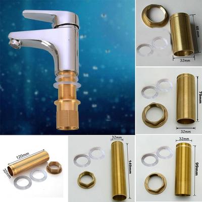 Threaded Brass Pipe Nut Installation Parts for Kitchen Basin Faucet Repair