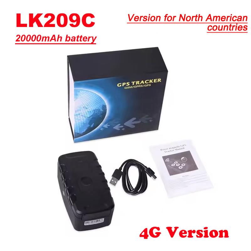 Car GPS Tracker LK209 LK209A LK209B LK209C 2G 4G Asset GPRS Locator Waterproof IP67 Magnetic Drop Shock Alarm Lifetime Free APP