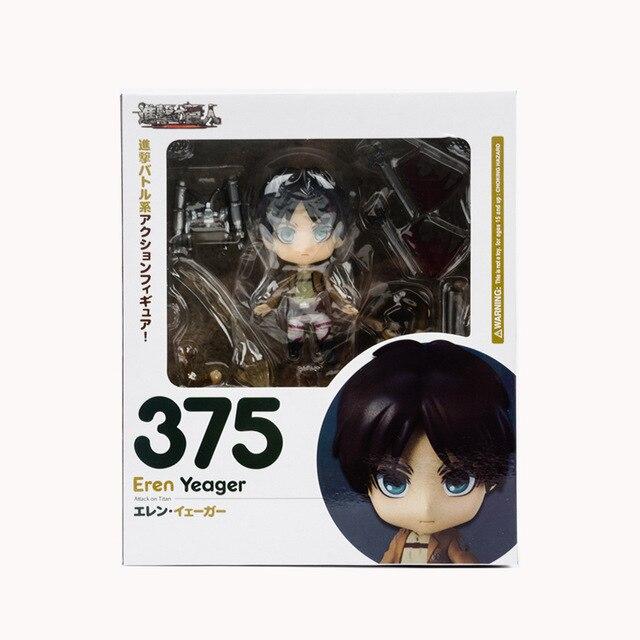10cm Q Version Anime Attack On Titan Figure Jager Pvc Action Figure Collectible Model Toys Kid Gift