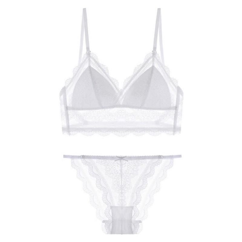 

U-образное красивое нижнее белье для спины, сексуальное кружево без косточек, тонкий бюстгальтер, французский бюстгальтер с треугольной чашкой для женщин XL
