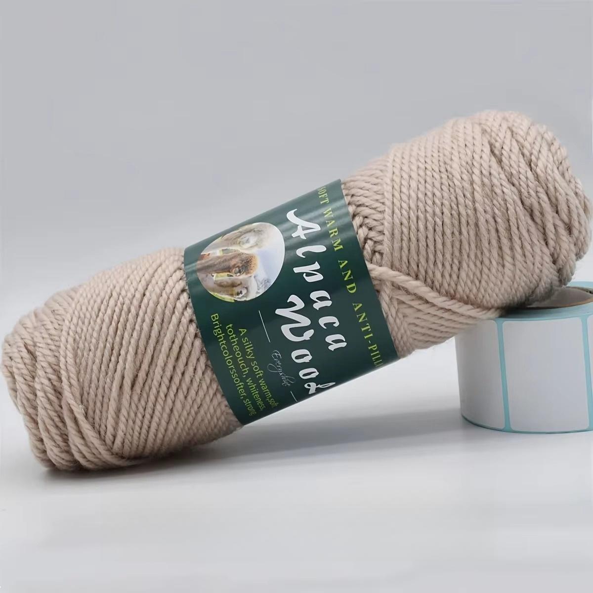 

1 шт. пряжа из шерсти альпака, мягкая и теплая смесь для вязания свитеров, шарфов, шапок - 1,1 фунта каждая, многоцветный ассортимент