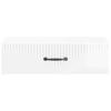 Wall Mounted Side Table Glossy White 59 x 34.5 x 17 cm