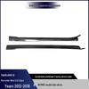 Mercedes CLS-Class W218 Carbon Fiber RZ Style Side Skirt Splitter Modification.
