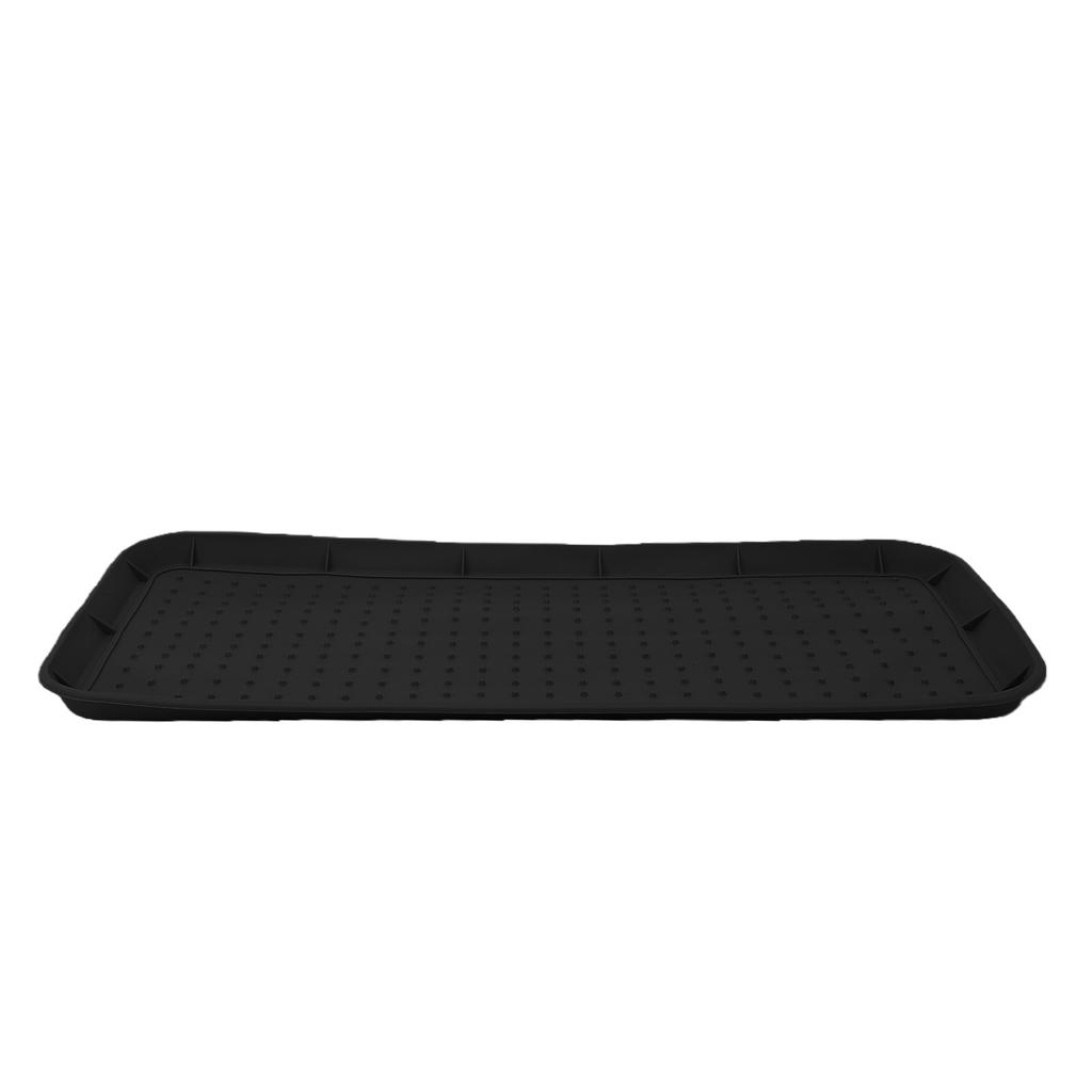 Silicone Shoe Tray with Lip Non Slip Heavy Duty Boot Mat   for Front Door Entryway Indoor Outdoor Use