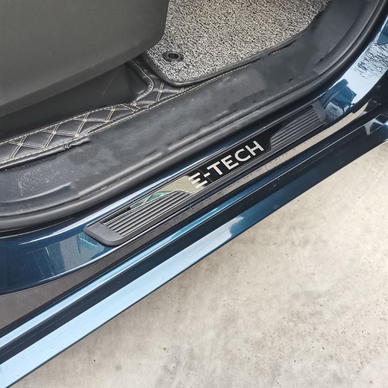 Per Renault 5 2024 2025 Battitacco per Portiera Auto Piastra Anti-graffio Copripedale Protezione Soglia Esterna Adesivi Auto Accessori di Finitura
