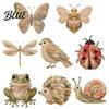 Decorative Fabric Sewing Craft Supplies DIY Kit Animal Patchwork Set Garden Floral Cute Butterfly Bird
