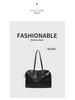 2025 Autumn/Winter High-End Retro Single Shoulder Tote - Large Capacity Commuter Handbag for Women