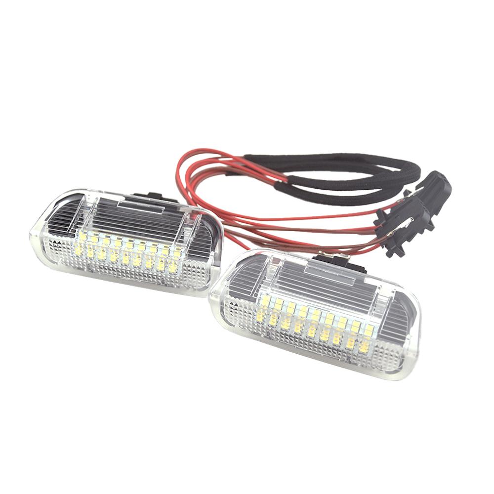 Fit For Porsche Cayenne 2011-2017 For VW Golf Plus 2005-2009 2x Led Rear Door Courtesy Lights Under Warning Lamps